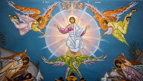 ascension of christ iconography painting
