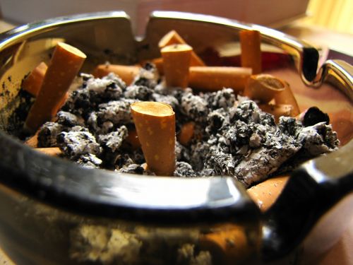 ashtray smoke smoking