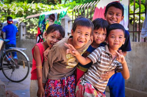asia children joy