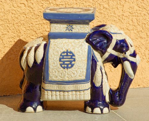 asia elephant ceramic