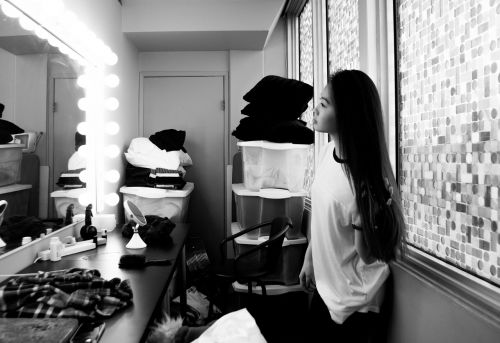 asian girl dressing room