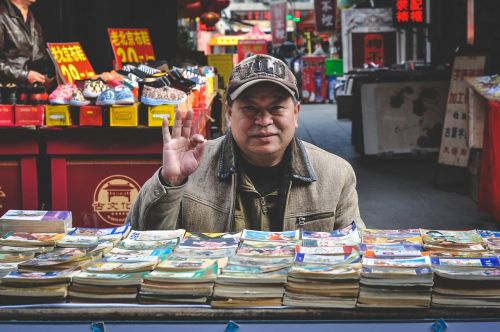 asian market seller