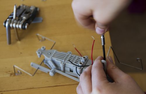 assemble robot tools
