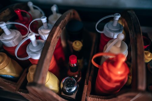 assortment  bottles  box