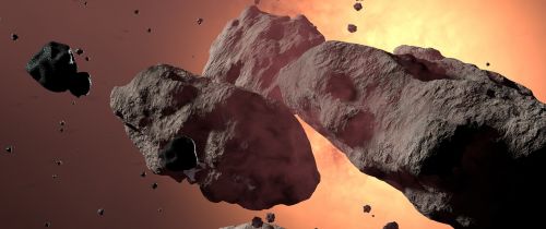 asteroids meteors rocks