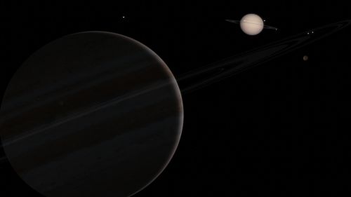 astronomy saturn jupiter