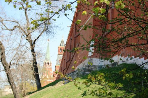 At The Foot Of The Kremlin Wall