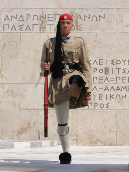 athens greece soldier