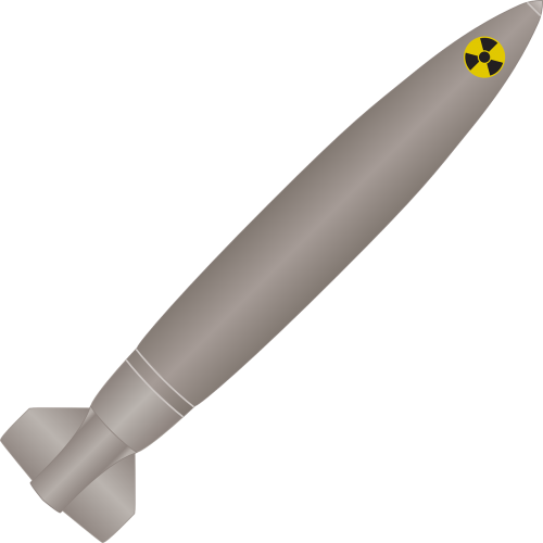 atomic bomb nuclear missile rocket