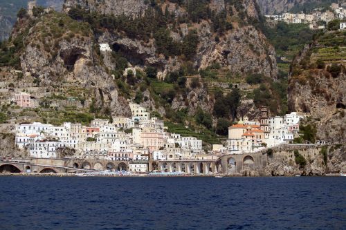 atrani amalfi coast sea