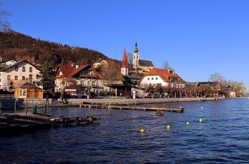 attersee  salzkammergut  lake