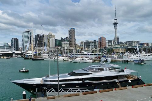 auckland boats city view