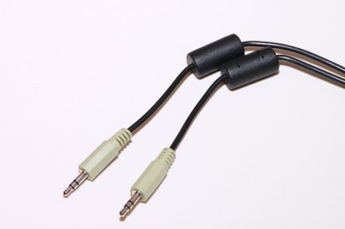 audio black cable