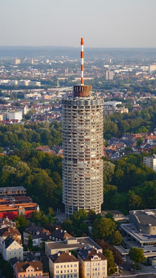 augsburg hotel tower swabia