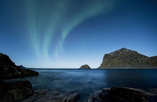 aurora borealis lofoten norway