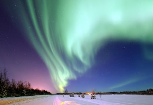 aurora borealis nothern lights polar lights