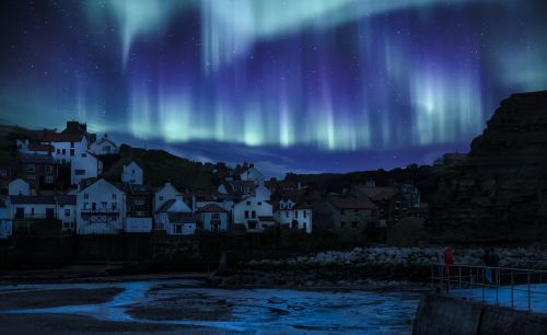 aurora borealis northern lights yorkshire