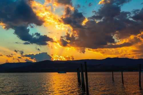 australia tasmania sunset