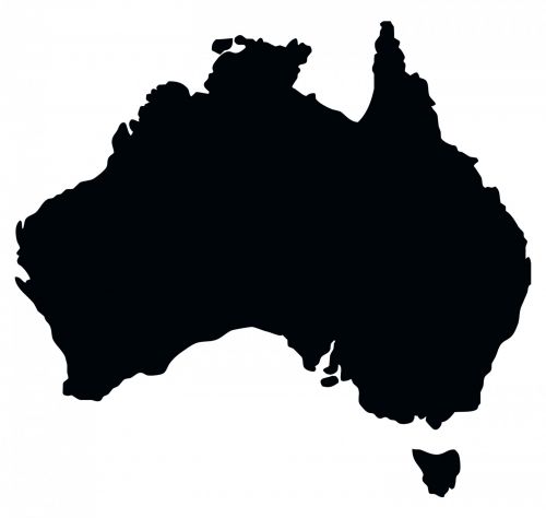 Australia Map Clipart