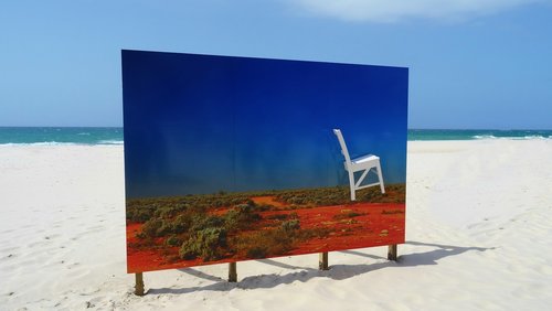 australian art  beach  sun