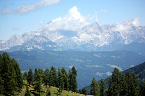 austria alps mountains summer