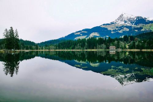 austria lake reflections