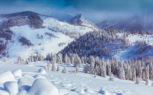 austria mountains valley