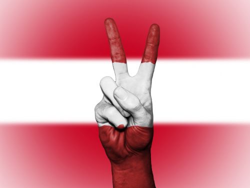 austria flag peace