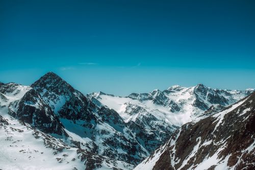 austria mountains winter