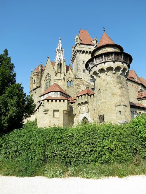 austria the medieval castle summer