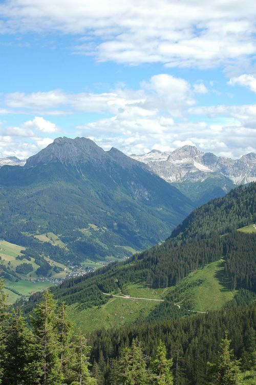 austria mountains land