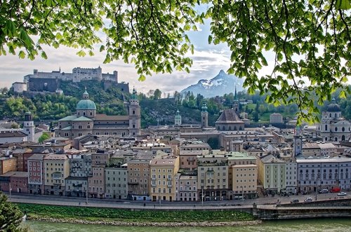 austria  salzburg  panorama