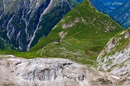 austria  memminger hut  alpine club hut germany