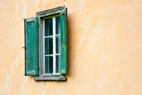 austria window colorful