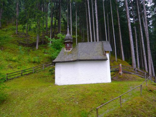 austria landscape church