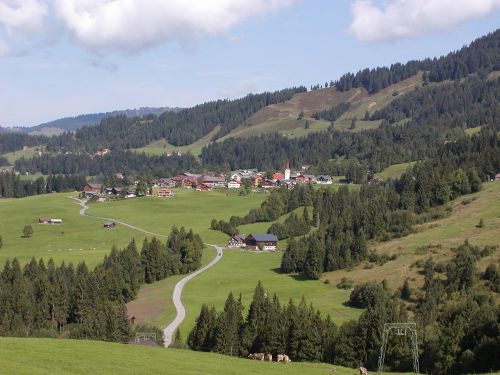 austria landscape sky