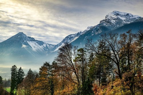 austria tirol  mountains  autumn