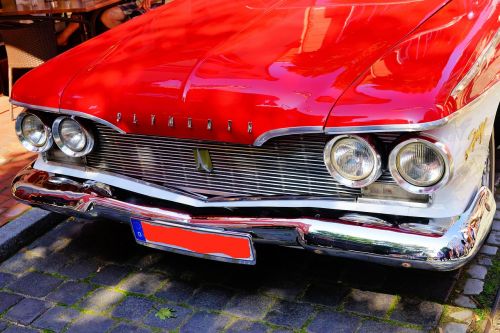 auto oldtimer plymouth