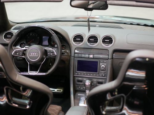 auto the interior of the car audi