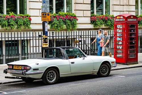 auto  england  phone booth