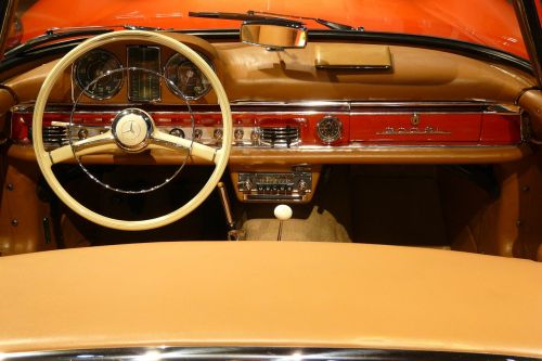 auto detail steering wheel oldtimer