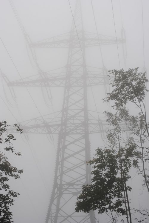 strommast power lines power generation