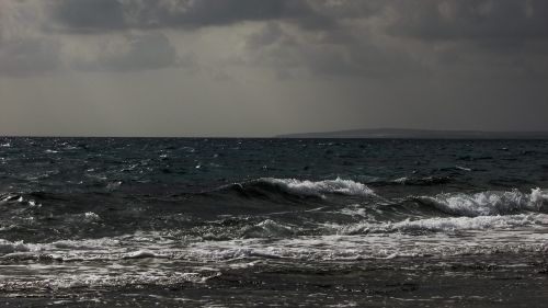 autumn storm sea