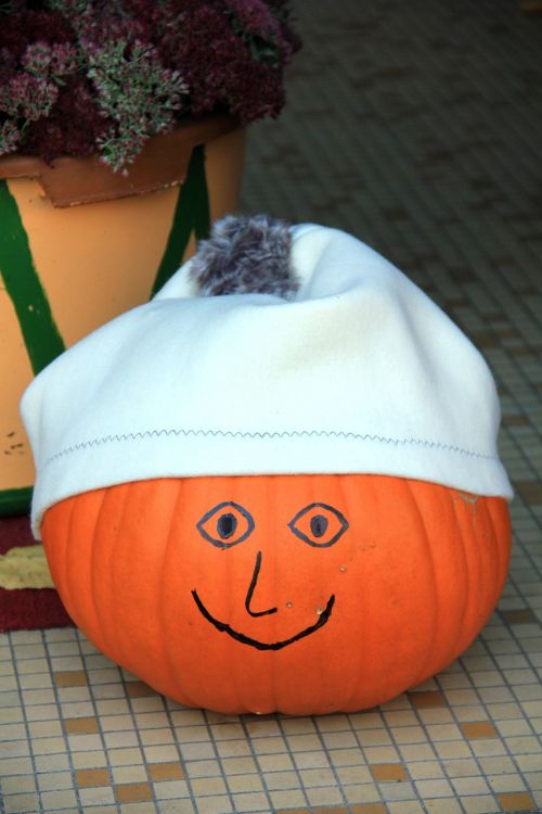 autumn pumpkin face