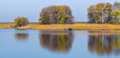 autumn calm lake