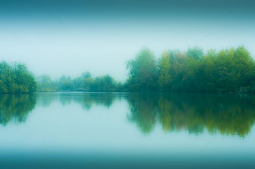 autumn lake rest