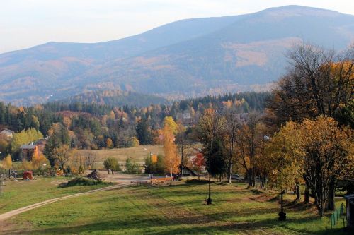 autumn landscape mountains