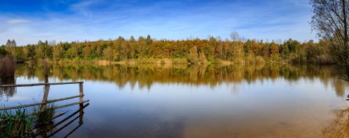 autumn lake nature