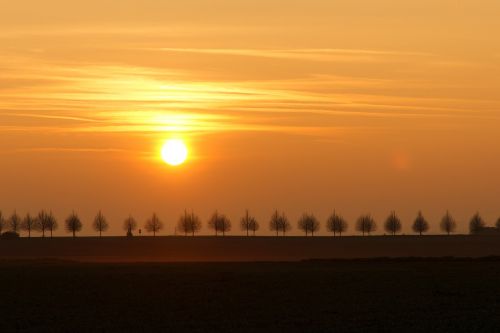 autumn sunset atmospheric