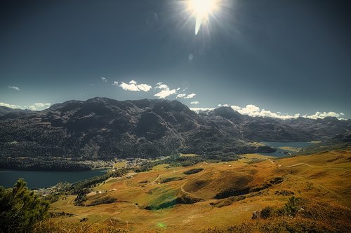 autumn  mountains  landscape